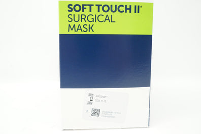 Halyard 47500 Soft Touch II Surgical Mask, Blue - Box of 50